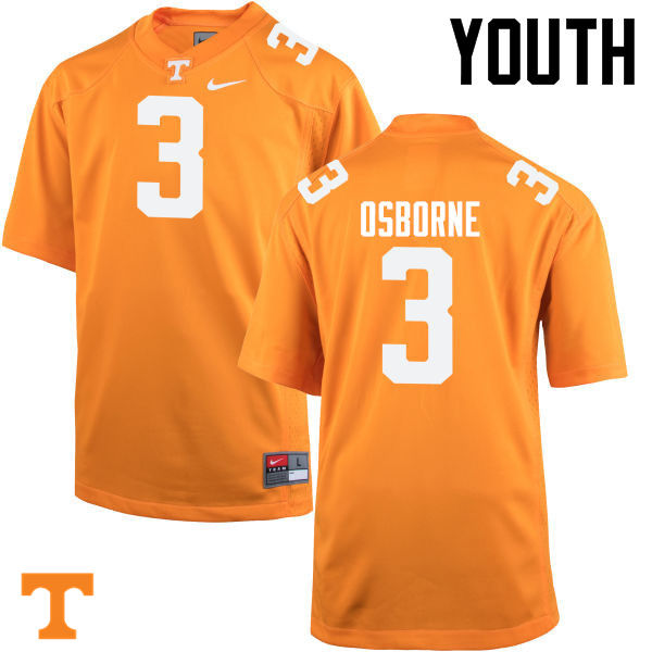 Youth #3 Marquill Osborne Tennessee Volunteers College Football Jerseys-Orange